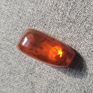 Large Vintage Baltic Amber Brooch